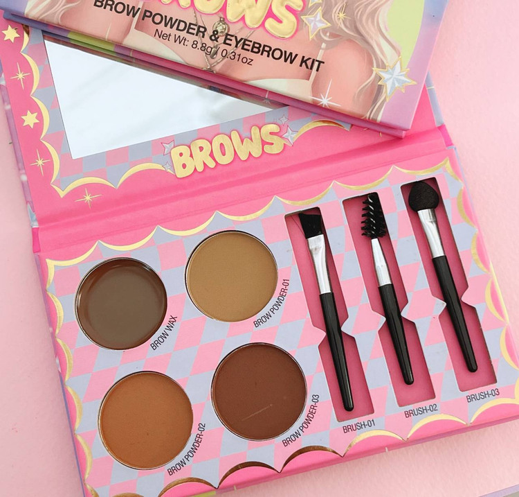 پالت سایه پودری و چرب ابرو BROWS
