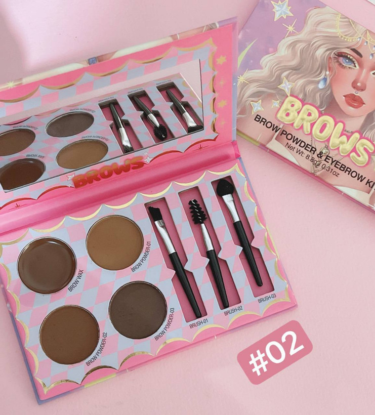 پالت سایه پودری و چرب ابرو BROWS
